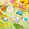 12-Piece Summer Beach Tiered Tray Decor Set - Blue & White Wooden Farmhouse Sign Bundle - Tropical Tabletop Decorations for Kitchen, Shelf, & Home Housewarming Gifts
